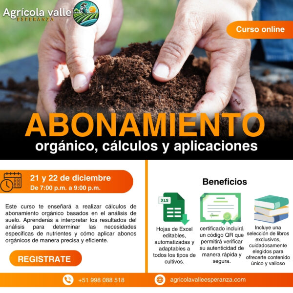 ABONAMIENTO ORGÁNICO, CÁLCULOS Y APLICACIONES